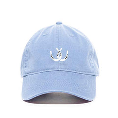 DSGN By DNA Horse Shoes Baseball Cap Embroidered Cotton Adjustable Dad Hat