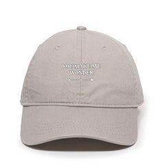 Make Me Wonder Baseball Cap Embroidered Cotton Adjustable Dad Hat