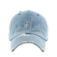 Cat Dad Vintage Baseball Cap Embroidered Cotton Adjustable Distressed Dad Hat