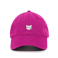 Crying Cat Baseball Cap Embroidered Cotton Adjustable Dad Hat