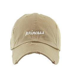 Princess Vintage Baseball Cap Embroidered Cotton Adjustable Distressed Dad Hat