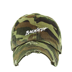 Baewatch Vintage Baseball Cap Embroidered Cotton Adjustable Distressed Dad Hat