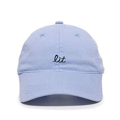 It's Lit Baseball Cap Embroidered Cotton Adjustable Dad Hat