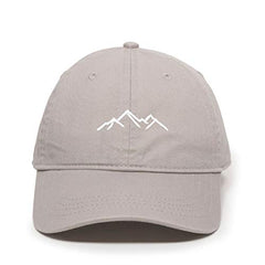 Mountain Outdoors Baseball Cap Embroidered Cotton Adjustable Dad Hat