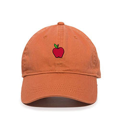 Teacher Apple Baseball Cap Embroidered Cotton Adjustable Dad Hat