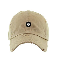 Billiards Vintage Baseball Cap Embroidered Cotton Adjustable Distressed Dad Hat