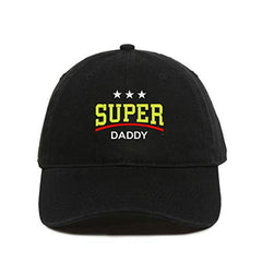 Super Daddy Dad Baseball Cap Embroidered Cotton Adjustable Dad Hat