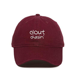 Clout Chasin' Dad Baseball Cap Embroidered Cotton Adjustable Dad Hat