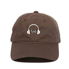 Headphones Baseball Cap Embroidered Cotton Adjustable Dad Hat