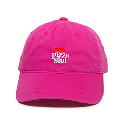 Pizza Slut Dad Baseball Cap Embroidered Cotton Adjustable Dad Hat