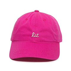 It's Lit Baseball Cap Embroidered Cotton Adjustable Dad Hat