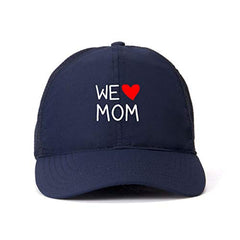 We Love Mom Baseball Cap Embroidered Cotton Adjustable Dad Hat