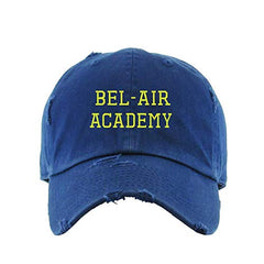 Bel-Air Academy Vintage Baseball Cap Embroidered Cotton Adjustable Distressed Dad Hat