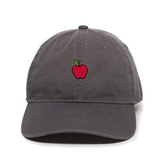 Teacher Apple Baseball Cap Embroidered Cotton Adjustable Dad Hat