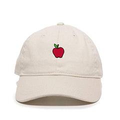 Teacher Apple Baseball Cap Embroidered Cotton Adjustable Dad Hat