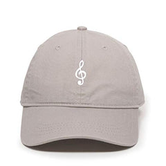 Music Note Baseball Cap Embroidered Cotton Adjustable Dad Hat