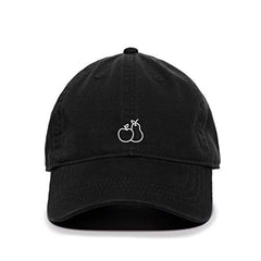 Apple Pear Baseball Cap Embroidered Cotton Adjustable Dad Hat