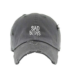 Sad Boys Vintage Baseball Cap Embroidered Cotton Adjustable Distressed Dad Hat