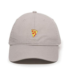 Pizza Slice Baseball Cap Embroidered Cotton Adjustable Dad Hat