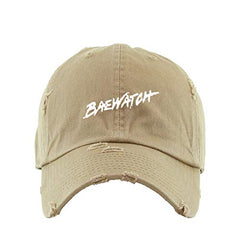 Baewatch Vintage Baseball Cap Embroidered Cotton Adjustable Distressed Dad Hat