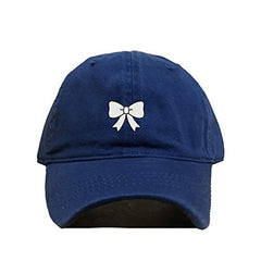 Long Bowtie Dad Baseball Cap Embroidered Cotton Adjustable Dad Hat