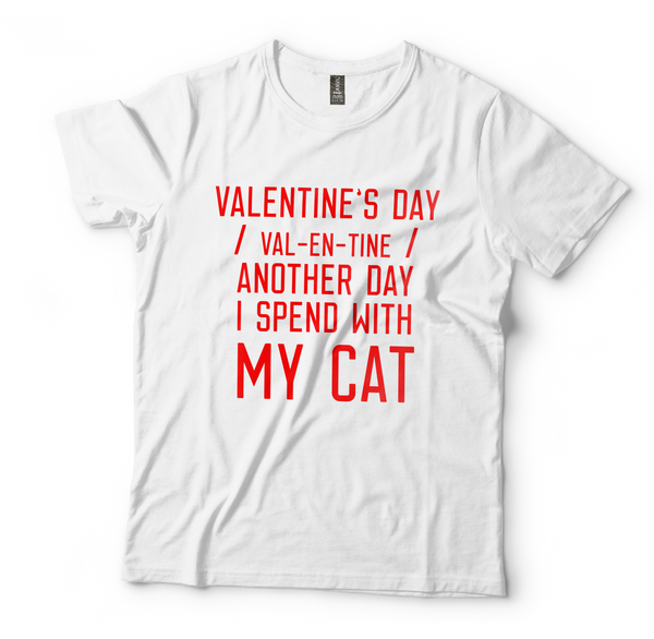 Valentine's Day Cat T-Shirt – DSGN By DNA