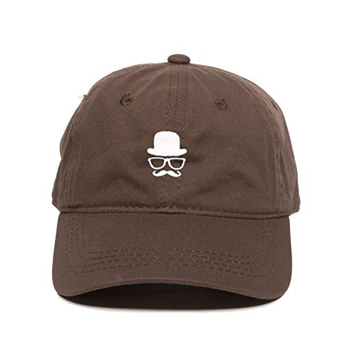 Gentleman French Mustache Baseball Cap Embroidered Cotton Adjustable Dad Hat