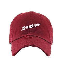 Baewatch Vintage Baseball Cap Embroidered Cotton Adjustable Distressed Dad Hat