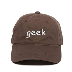 Geek Baseball Cap Embroidered Cotton Adjustable Dad Hat