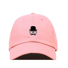 Gentleman French Mustache Baseball Cap Embroidered Cotton Adjustable Dad Hat