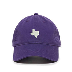 Lone Star State Texas Map Baseball Cap Embroidered Cotton Adjustable Dad Hat