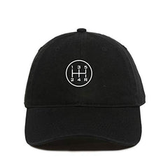 Manual Gears Baseball Cap Embroidered Cotton Adjustable Dad Hat