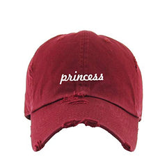 Princess Vintage Baseball Cap Embroidered Cotton Adjustable Distressed Dad Hat