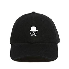 Gentleman French Mustache Baseball Cap Embroidered Cotton Adjustable Dad Hat