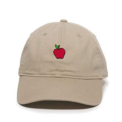 Teacher Apple Baseball Cap Embroidered Cotton Adjustable Dad Hat