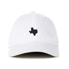 Lone Star State Texas Map Baseball Cap Embroidered Cotton Adjustable Dad Hat