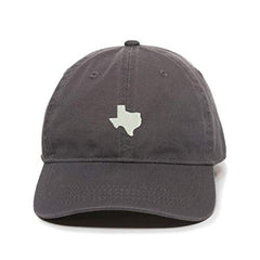 Lone Star State Texas Map Baseball Cap Embroidered Cotton Adjustable Dad Hat